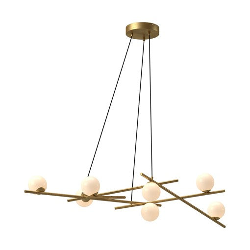 AMARA luminaire suspendu noir, doré CH89854 | Luminaire Plus.ca