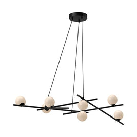 AMARA luminaire suspendu noir, doré CH89854 | Luminaire Plus.ca