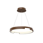 ANELLO MINOR luminaire suspendu effet bois PD52719-WT