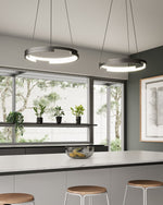 ANELLO MINOR luminaire suspendu effet bois PD52719-WT