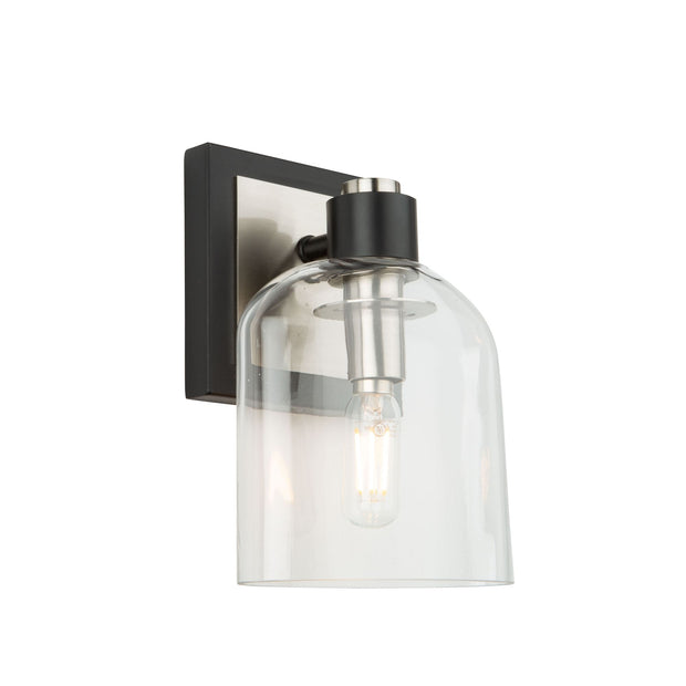 LYNDON luminaire noir et nickel brossé AC11691NB | Luminaire Plus.ca