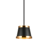 CASKE luminaire suspendu noir et doré C62901BKAG