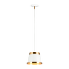 CASKE luminaire suspendu blanc et doré C62901WHAG | Luminaire Plus.ca