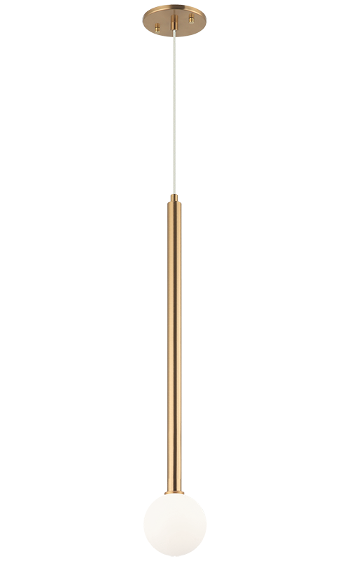 REIGNDROP luminaire suspendu doré C63101AG | Luminaire Plus.ca