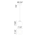 MELOTTE luminaire suspendu doré C63601AGOP | Luminaire Plus.ca
