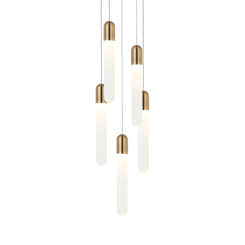 AYDIN luminaire suspendu doré C65805AG | Luminaire Plus.ca