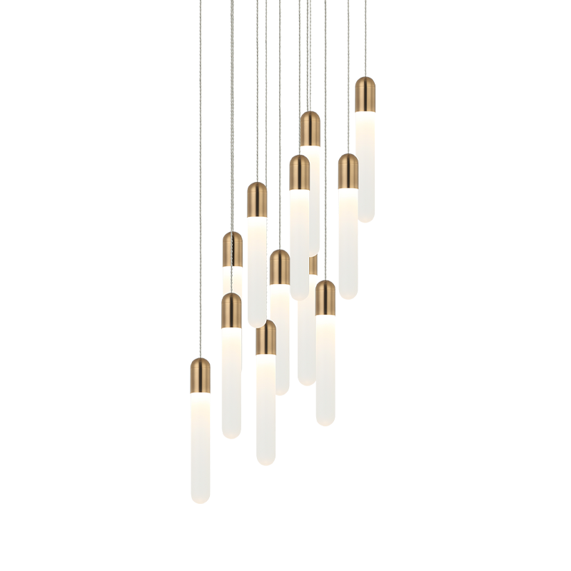 AYDIN luminaire suspendu doré C65812AG | Luminaire Plus.ca
