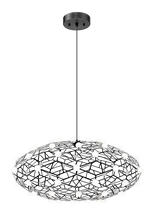CORAL luminaire suspendu noir C76330BK