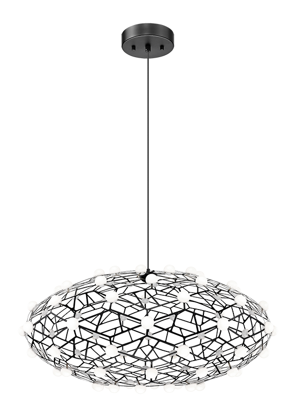 CORAL luminaire suspendu noir C76330BK | Luminaire Plus.ca