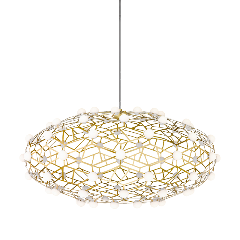 CORAL luminaire suspendu doré C76330GL | Luminaire Plus.ca