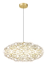 CORAL luminaire suspendu doré C76330GL | Luminaire Plus.ca
