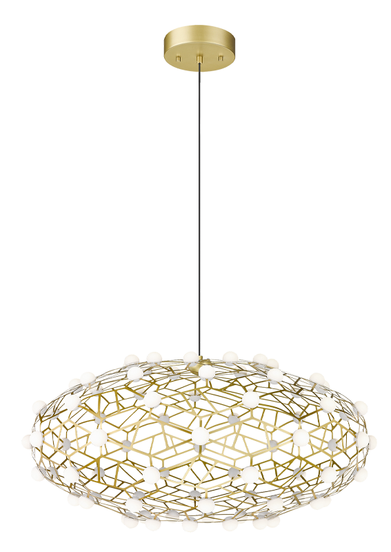 CORAL luminaire suspendu doré C76330GL | Luminaire Plus.ca