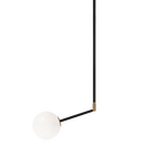 NOVU luminaire suspendu doré et noir C83001AGOP | Luminaire Plus.ca