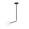 NOVU luminaire suspendu doré et noir C83001AGOP | Luminaire Plus.ca