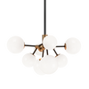 NOVU luminaire suspendu doré et noir C83008AGOP | Luminaire Plus.ca