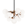 NOVU luminaire suspendu doré et noir C83013AGOP | Luminaire Plus.ca