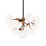 NOVU luminaire suspendu doré et noir C83013AGOP | Luminaire Plus.ca