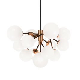 NOVU luminaire suspendu doré et noir C83013AGOP | Luminaire Plus.ca