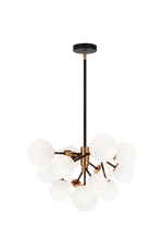 NOVU luminaire suspendu doré et noir C83013AGOP | Luminaire Plus.ca