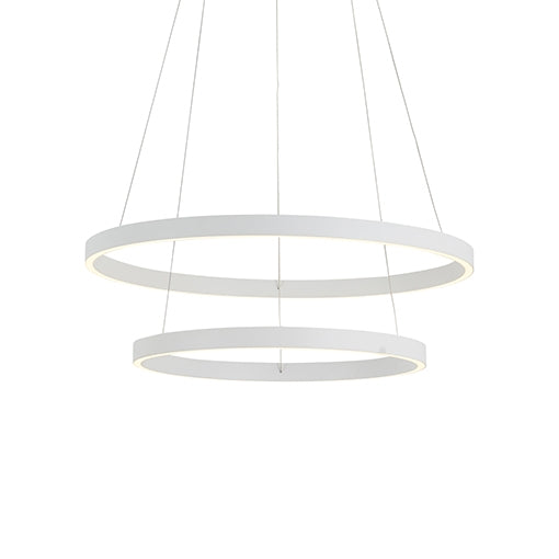 CERCHIO luminaire suspendu blanc CH87224-WH | Luminaire Plus.ca
