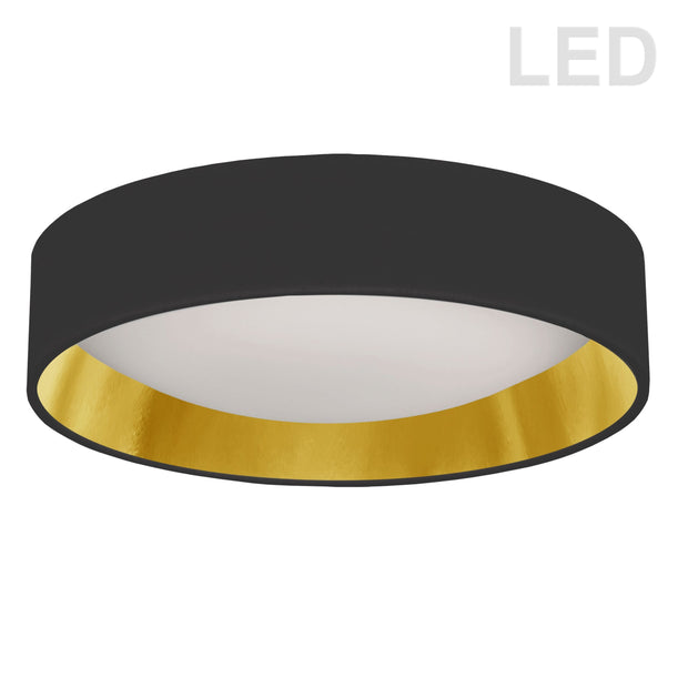 Luminaire plafonnier noir et doré CFLD-1522-698 | Luminaire Plus.ca