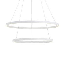 CERCHIO luminaire suspendu blanc CH87232-WH