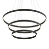 CERCHIO luminaire suspendu noir CH87332-BK | Luminaire Plus.ca