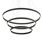 CERCHIO luminaire suspendu noir CH87332-BK | Luminaire Plus.ca