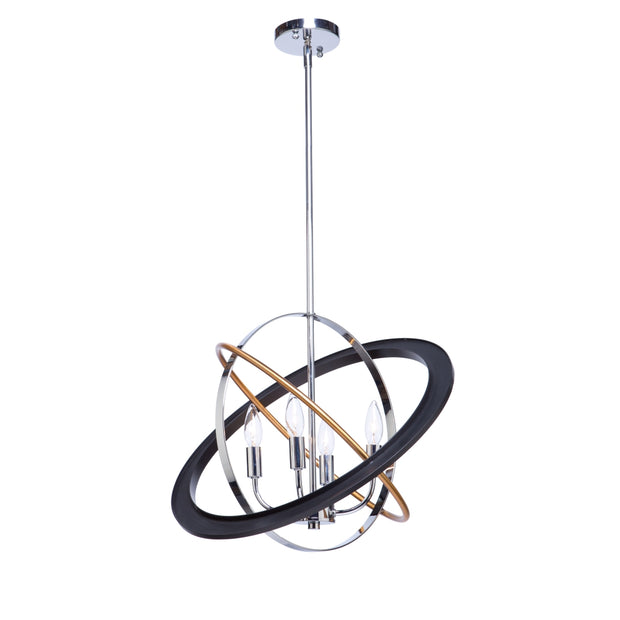 COSMIC luminaire bronze, chrome et doré CL15114 | Luminaire Plus.ca