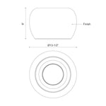 CROFT luminaire plafonnier noir FM44614 | Luminaire Plus.ca