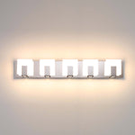 Eurofase Canmore luminaire mural quintuple DEL chrome 34145-012