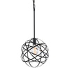 ATOM luminaire suspendu noir C57801BK | Luminaire Plus.ca