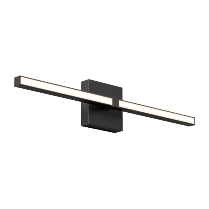 Luminaire mural noir 24VAN-CP-MB
