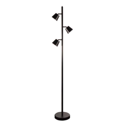 LAMPE de plancher noir 625LEDF-BK | Luminaire Plus.ca