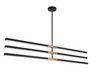 LINEARE luminaire suspendu noir et doré C64769MBAG | Luminaire Plus.ca