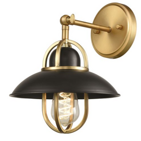 PEGGY'S COVE luminaire plafonnier graphite et doré | Luminaire Plus.ca