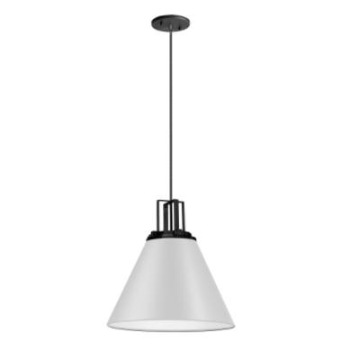 SONUS luminaire noir et blanc SNS-141P-MW-MB | Luminaire Plus.ca