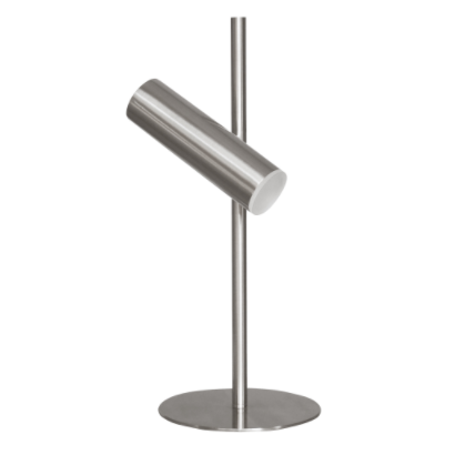 CONSTANCE lampe de table nickel brossé CST-196LEDT-SC | Luminaire Plus.ca