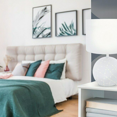 MONTALBANO lampe de table blanc 98381A | Luminaire Plus.ca