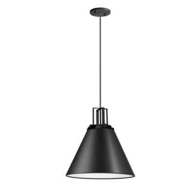 SONUS luminaire suspendu noir SNS-141P-MB | Luminaire Plus.ca