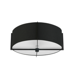 PRESTON luminaire plafonnier noir PST-153SF-MB-BK | Luminaire Plus.ca