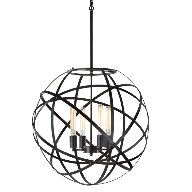 ATOM luminaire suspendu noir C57804BK
