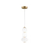 DANGO luminaire suspendu doré C82412OG | Luminaire Plus.ca