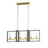 BLAIRMORE luminaire suspendu graphite et doré DVP30202VBR+GR-CL | Luminaire Plus.ca