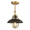 DVI Peggy's Cove petit luminaire suspendu graphite et bronze vénitien 31001GR-VBR