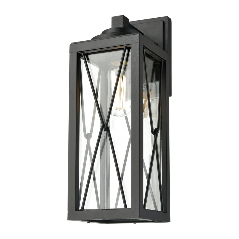CONTY FAIR luminaire extérieur noir DVP43371BK-CL | Luminaire Plus.ca