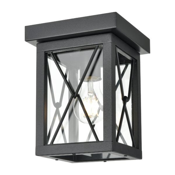 CONTY FAIR luminaire extérieur noir DVP43374BK-CL | Luminaire Plus.ca