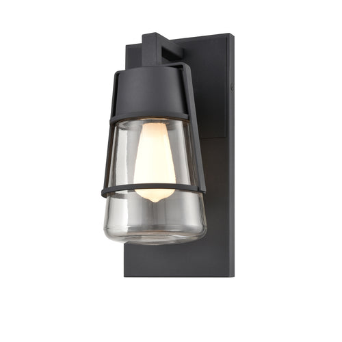 LAKE OF THE WOODS luminaire mural extérieur noir DVP44472BK-CL | Luminaire Plus.ca