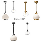 HAZEL luminaire suspendu diamètre 10" PD524110 | Luminaire Plus.ca
