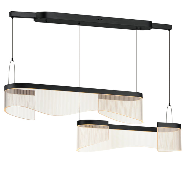 SONATA luminaire suspendu noir E24774-133BK | Luminaire Plus.ca